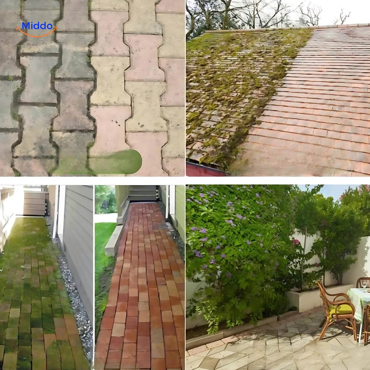 Voor en NA Gebruik Van Weedmaster™