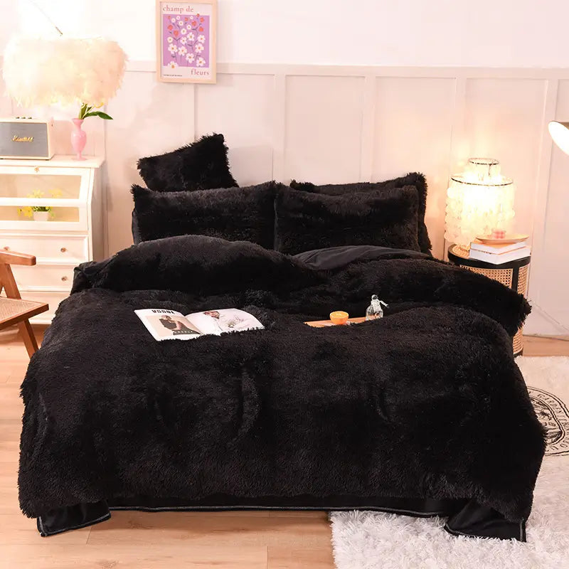 Teddy Fluffy Fleece Beddengoed Set | Warm & Extra Zacht