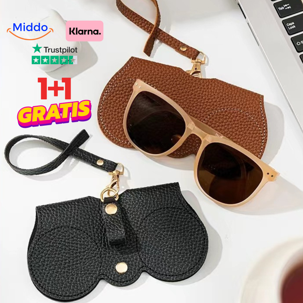 1+1 gratis CompactVision™ slanke beschermende brillenhoes bij Middo.nl