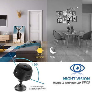 Mini Caméra WiFi 1080p - Sécurisez Votre Maison Partout et à Tout Moment
