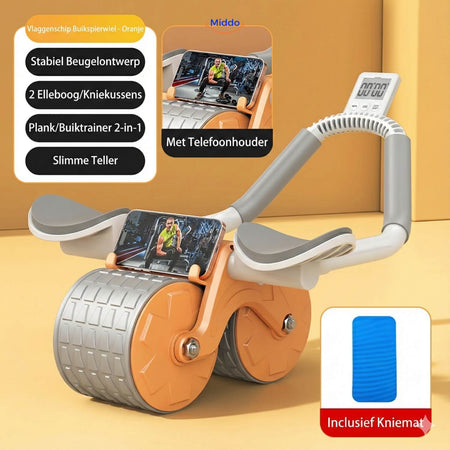 AbWheel Pro™ | Buikspiertrainer voor een Strakke Sixpack vanuit Huis!