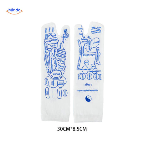 Acupoint Sokken groote maten met massage tool www.middo.nl