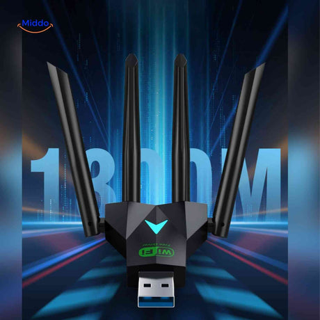 AeroLink wifi adapter signaal uitbreiding pc verbinding www.middo.nl