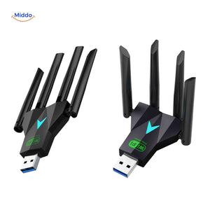 AeroLink wifi adapter specificaties 1300mbps 2 4g 5 8g www.middo.nl