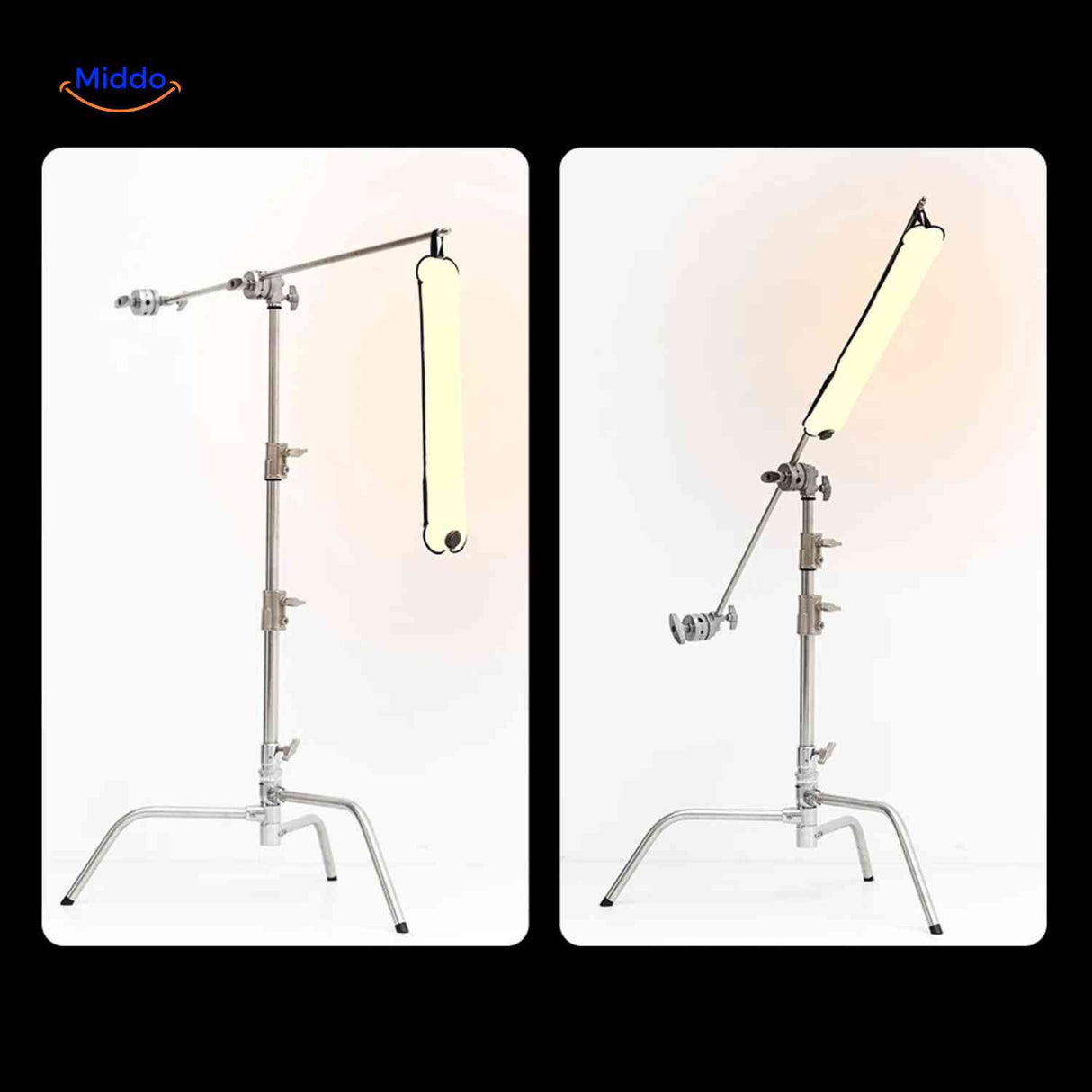 Aerolux Lamp C stand softlight studiolamp www.middo.nl
