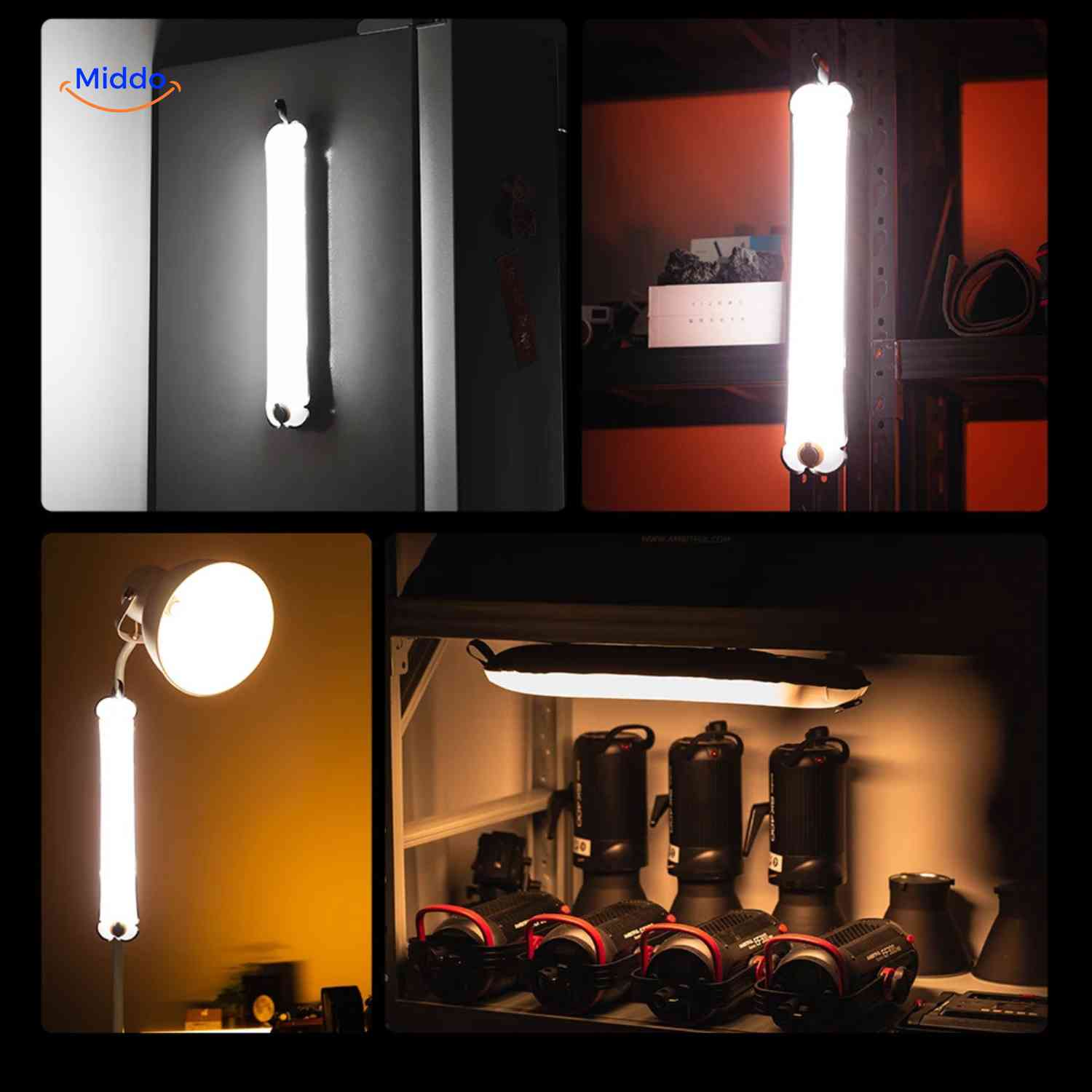 Aerolux Lamp multi mount LED buislamp www.middo.nl