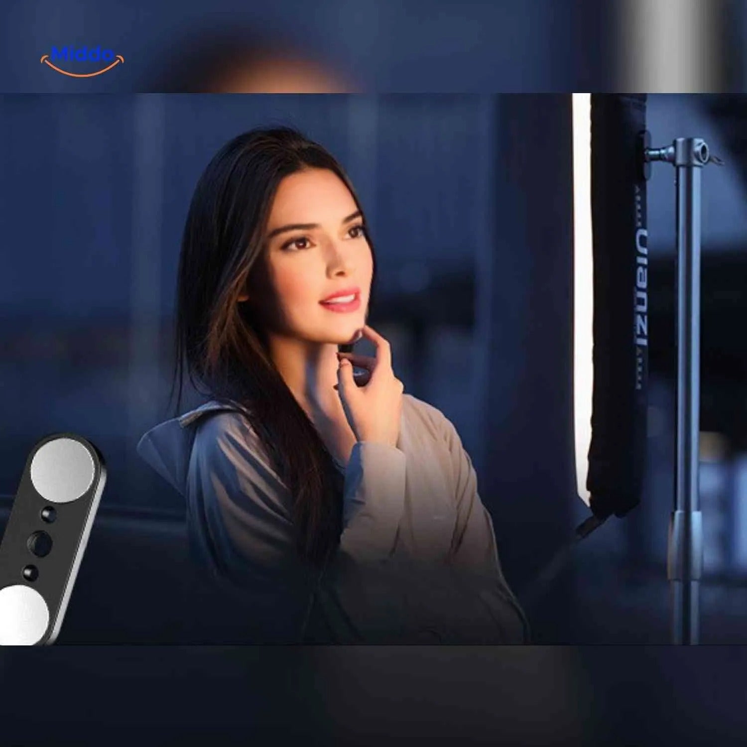 Aerolux Lamp portretverlichting zacht ledlicht www.middo.nl