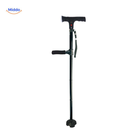 AluCare Stick gevouwen en in staande positie www.middo.nl