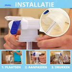 Aquapress Waterpomp installatiegemak plaats aanpassen drukken waterpomp www.middo.nl