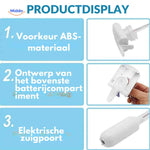 Aquapress Waterpomp productdisplay ABS materiaal batterijcompartiment elektrische zuigpoort www.middo.nl