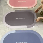 Aquastep Badmat absorbeert snel verschillende vormen kleuren www.middo.nl