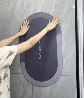 Aquastep Badmat oprollen droogt snel www.middo.nl