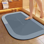 Aquastep Badmat rechthoek blauw grijze kleur omgekeerd www.middo.nl