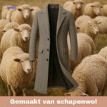 Ashford Wol Trench bruine schapenwollen jaswww.middo.nl