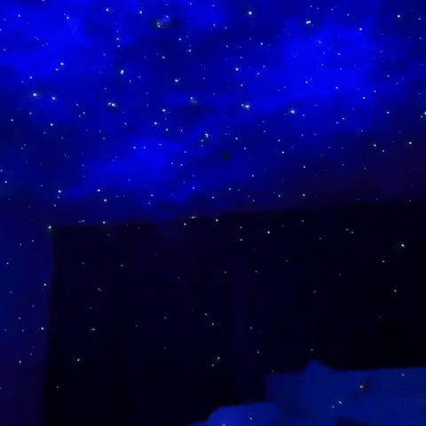 Sterrenhemel geprojecteerd door AstroNaut Galaxy Projector