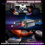 AutoCharge 120W laadstation in auto met unieke verlichting www.middo.nl