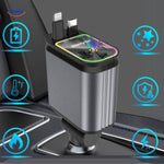 AutoCharge 120W laadstation met tecniek en licht effecten www.middo.nl