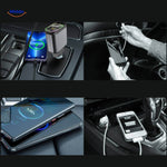 AutoCharge 120W met opladen en laadkabel in auto www.middo.nl