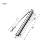 AutoClose Deursluiter 150 graden opening verstelbaar roestvrij staal deur sluiter www.middo.nl