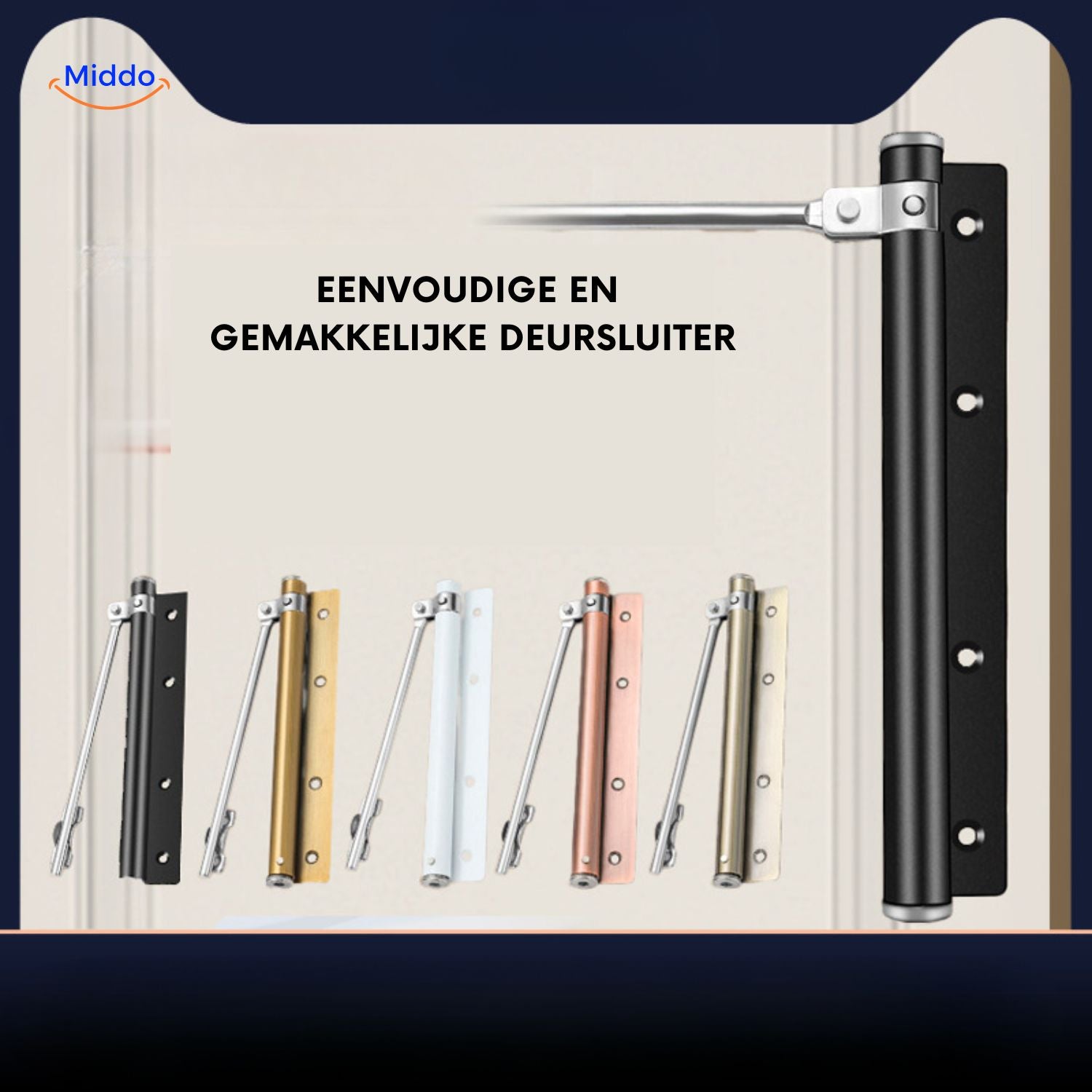 AutoClose Deursluiter instelling deur sluiter www.middo.nl