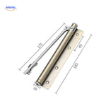 AutoClose Deursluiter messingkleur veiligheid deur sluiter www.middo.nl