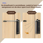 AutoClose Deursluiter verstelbare draaihoek deur sluiter www.middo.nl