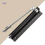 AutoClose Deursluiter zwart deur verstelbare hoek veiligheid deur sluiter www.middo.nl