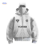 AutumnBliss Hoodie wit met grafisch www.middo.nl