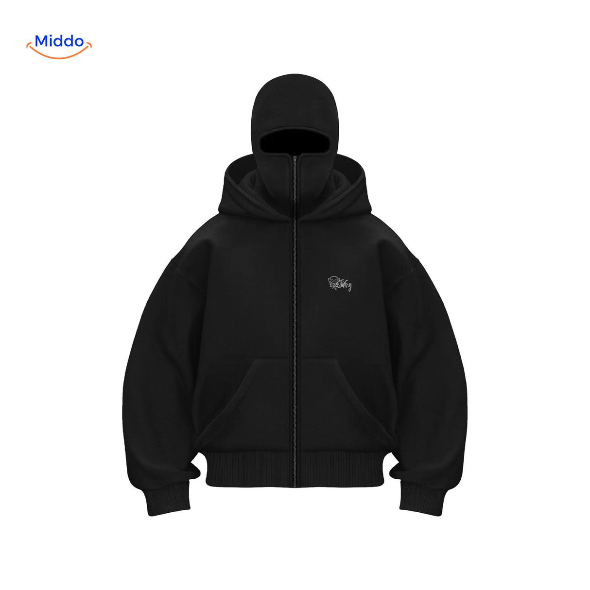 AutumnBliss Hoodie zwart logo www.middo.nl