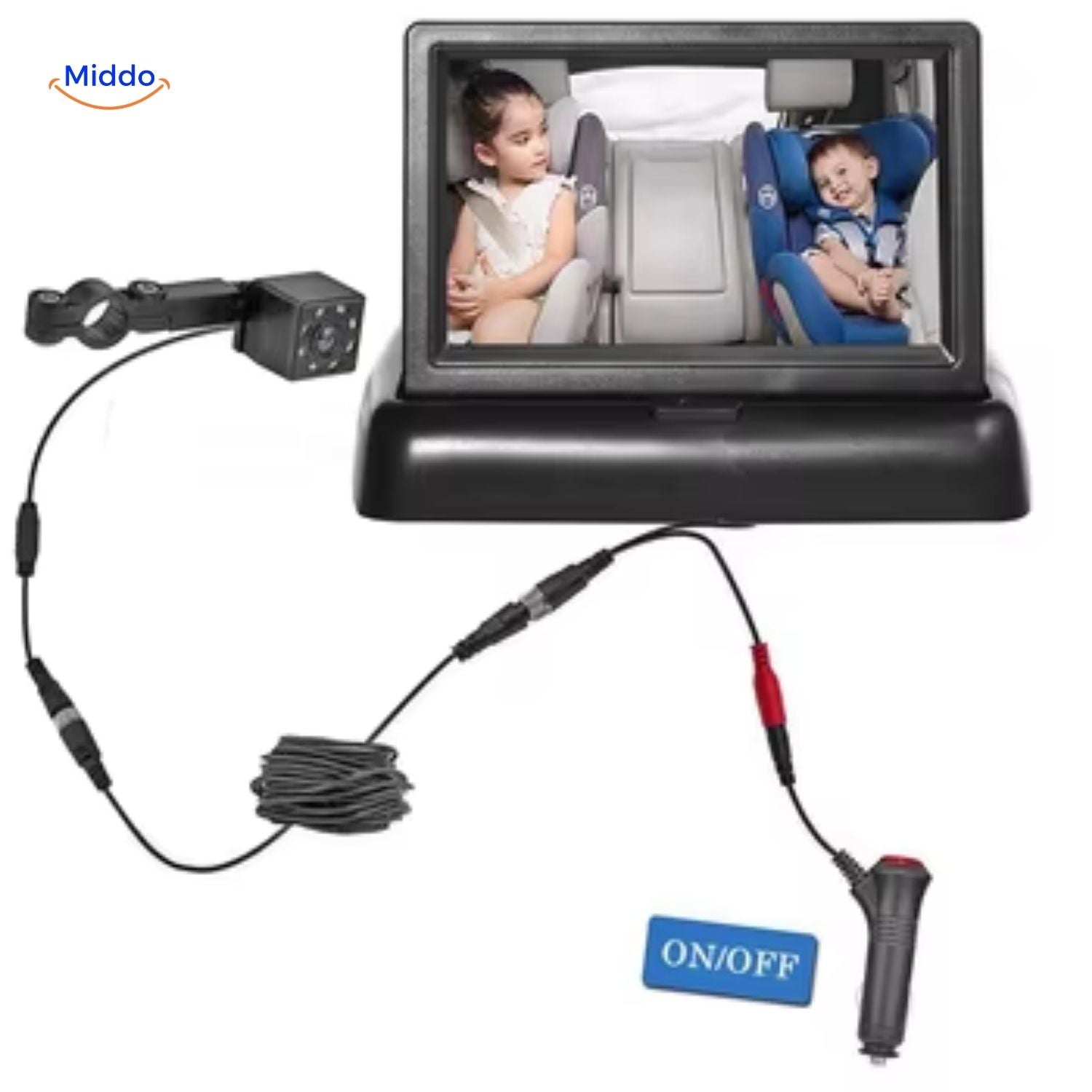 BabyGuard babybewaking camera en monitor met eenvoudige bediening