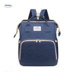 BabyLuxe Rugtas blauw elegante luiertas www.middo.nl