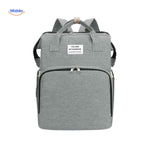 BabyLuxe Rugtas grijs trendy luiertas www.middo.nl