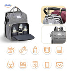 BabyLuxe Rugtas luiertas met isolatievakken en kinderwagenhaken www.middo.nl