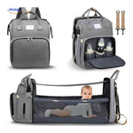 BabyLuxe Rugtas multifunctionele luiertas met wieg en flesvakken www.middo.nl