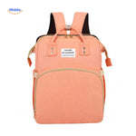 BabyLuxe Rugtas oranje praktische luiertas www.middo.nl