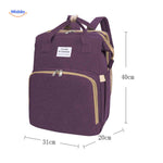 BabyLuxe Rugtas paars compacte luiertas afmetingen www.middo.nl