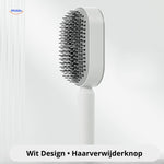 Bestie™ | Schone Haarborstel met 1 Druk op de Knop voor Gemakkelijk Haarverwijdering