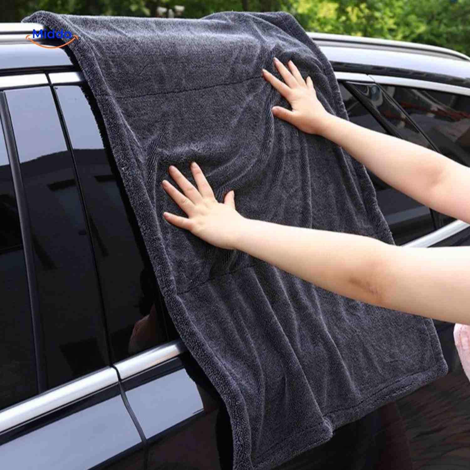 BraidDry Handdoek absorberende droog handdoek voor autos www.middo.nl
