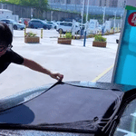 BraidDry Handdoek sneldrogende handdoek in actie www.middo.nl