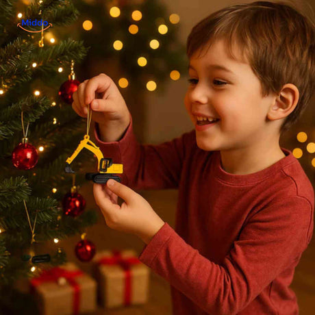 Buildora Adventskalender peuter met adventskalender bouwmachines www.middo.nl