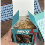 BunnyBuddy Plush Nico Robotic Puppy unboxing toy puppy inside box www.middo.nl