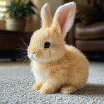 BunnyBuddy Plush pastel geel konijn knuffel voor jongens en meisjes www.middo.nl