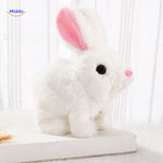 BunnyBuddy Plush schattig roze konijn met witte oortjes www.middo.nl