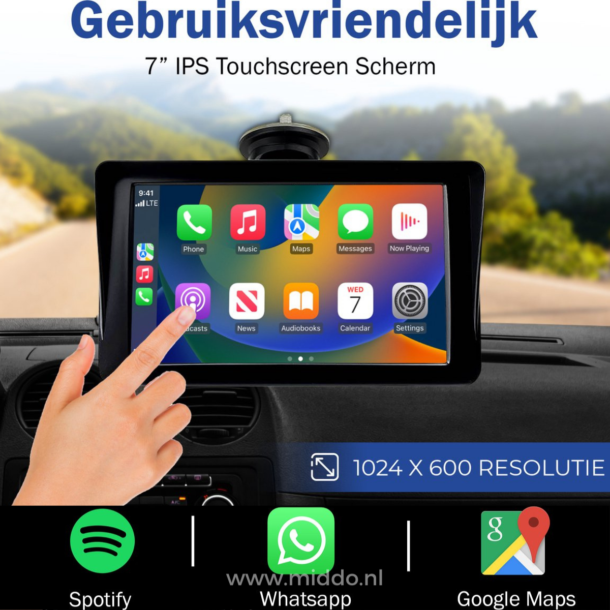 Bespaar 100+ euro met onze CarPlay™ voor Apple ✓ & Android ✓!