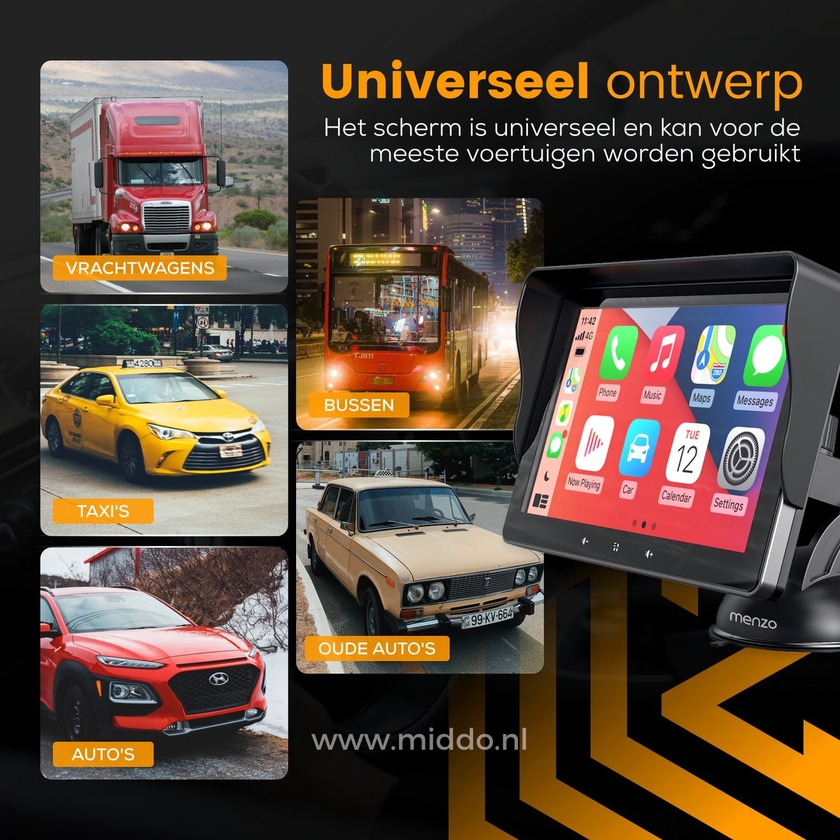 Bespaar 100+ euro met onze CarPlay™ voor Apple ✓ & Android ✓!