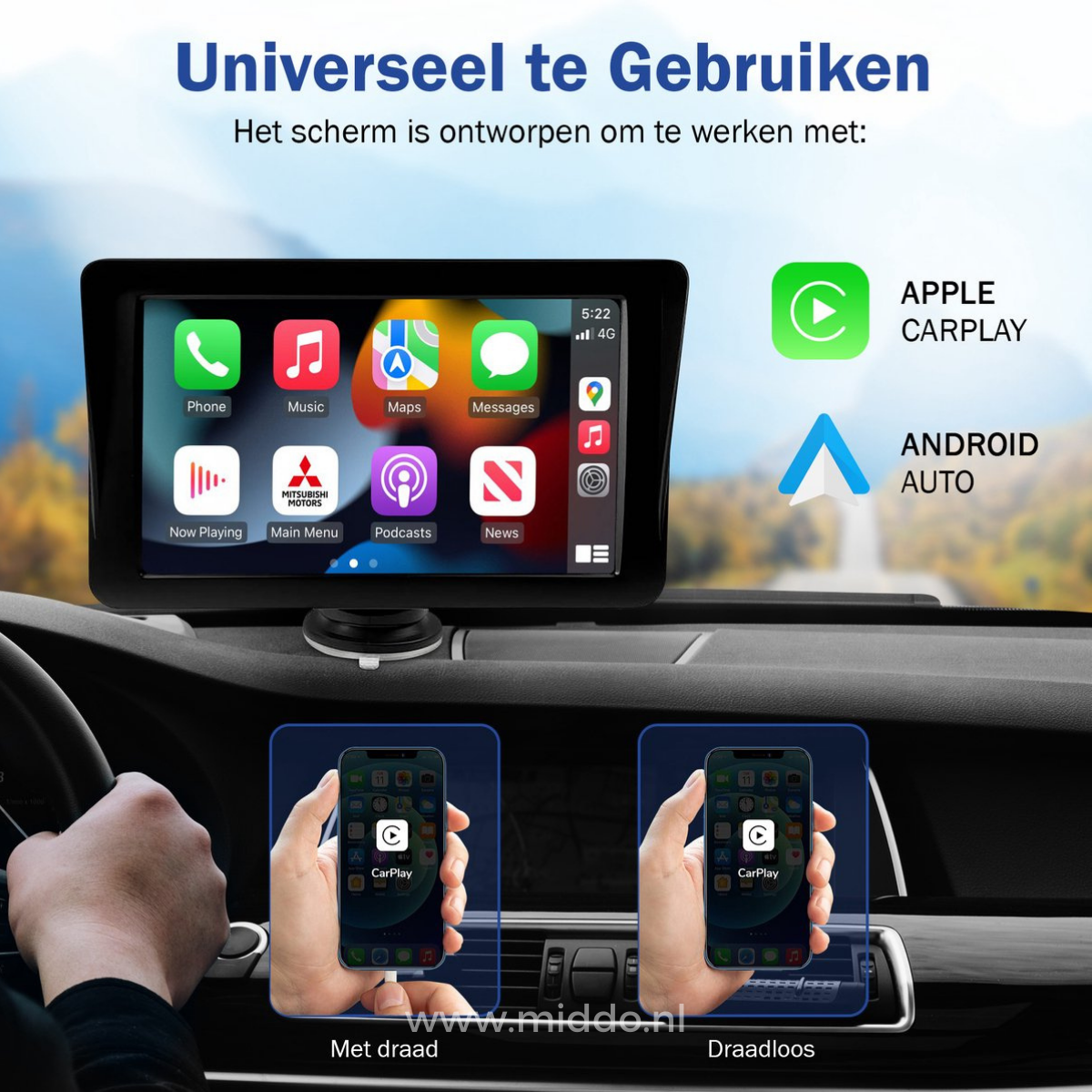 Économisez plus de 100 euros avec notre CarPlay™ pour Apple ✓ &amp; Android ✓ ! 