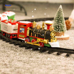 ChristmasRail Trein kersttrein op baan met mini kerstdecor www.middo.nl