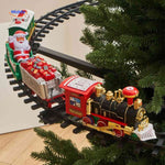 ChristmasRail Trein ronde kerstboomtrein met wagons www.middo.nl