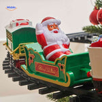 ChristmasRail Trein santa in slee op kersttrein www.middo.nl