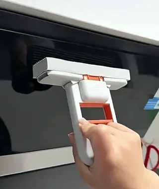 Cleanzy Mop handige eenhandbediening voor natte en droge oppervlakken www.middo.nl